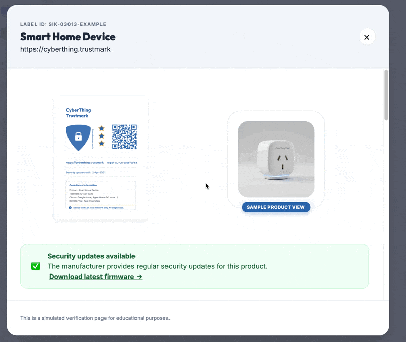 Trustmark preview