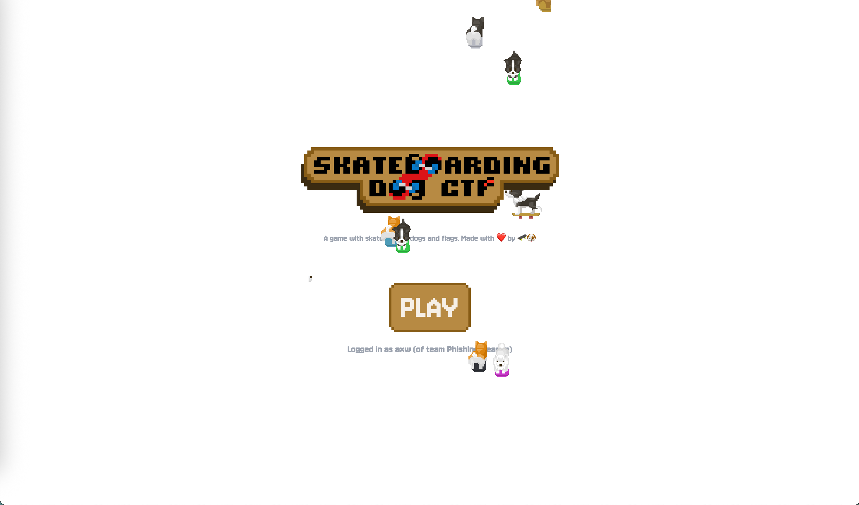 CTF splashscreen